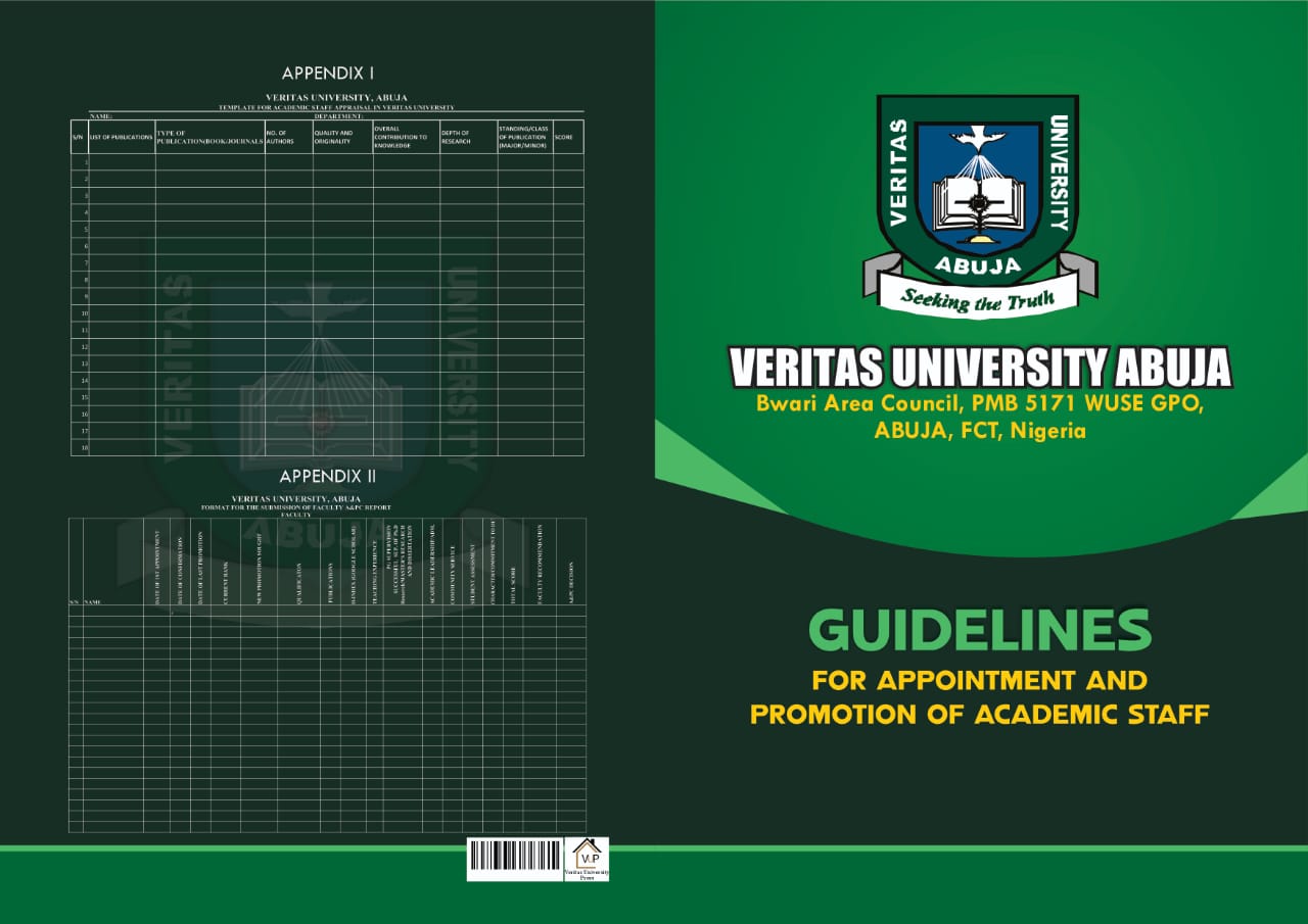 Front cover of Guidelines for Appointment and Promotion of Academic Staff